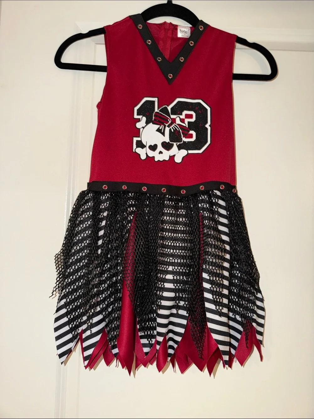 Red Pirate Skull Girls' Costume Dress - Kids Costume
